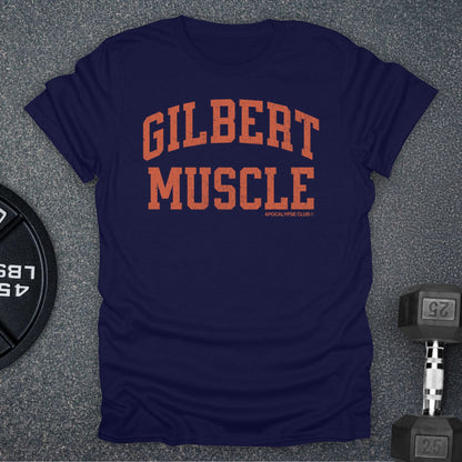 Apocalypse Club Gilbert Muscle Navy gym t-shirt