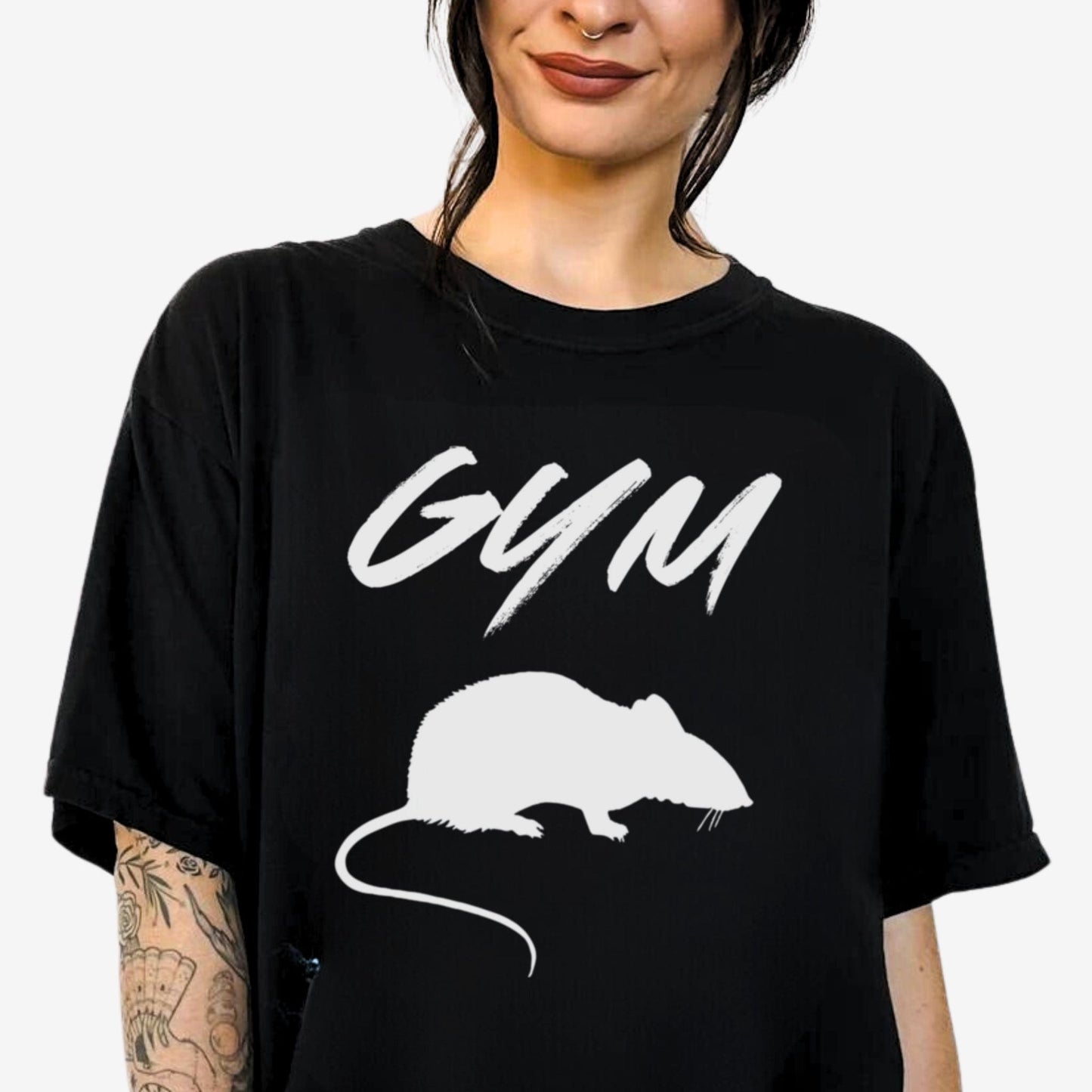 Gym Rat Black T-Shirt - Apocalypse Club