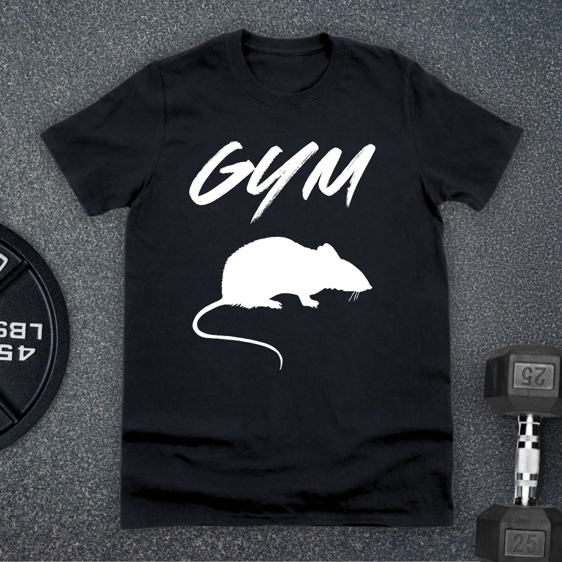 Gym Rat Black T-Shirt - Apocalypse Club