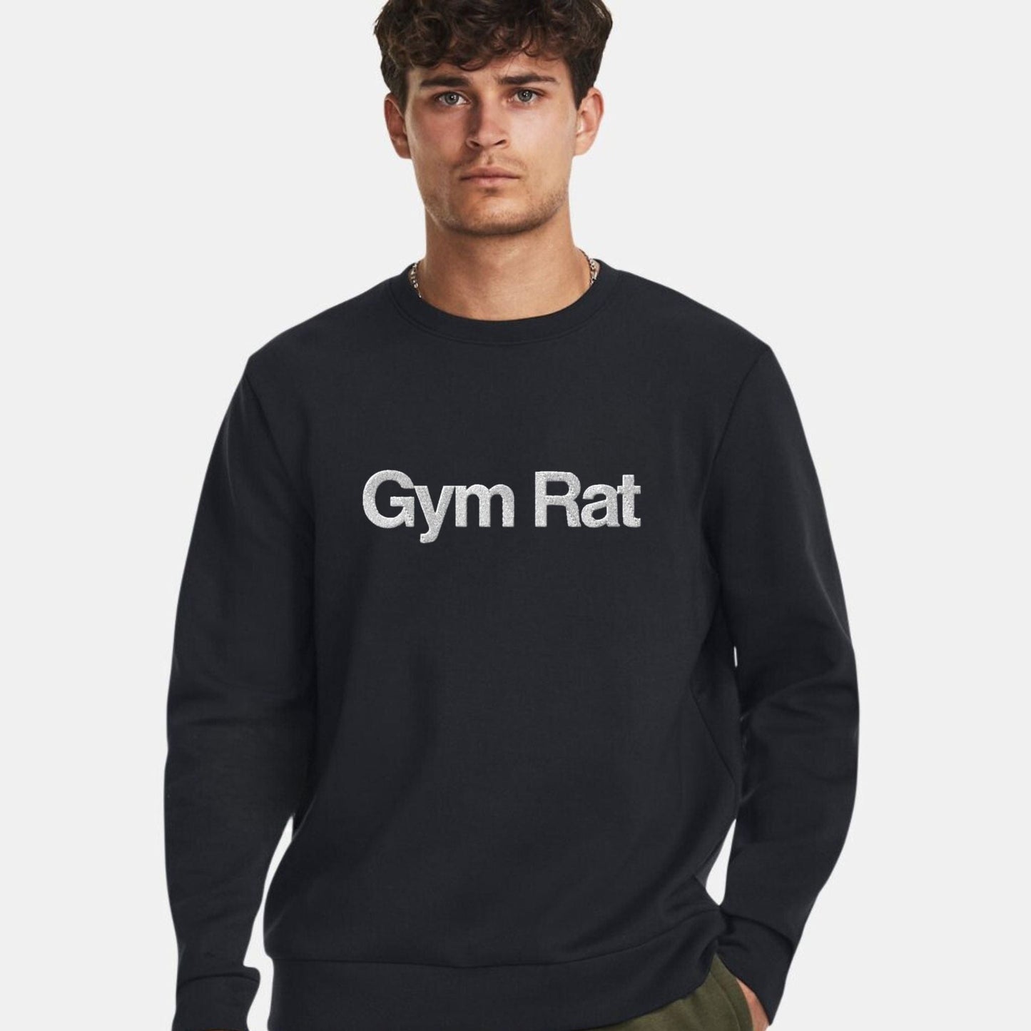 Gym Rat Embroidered Sweatshirt