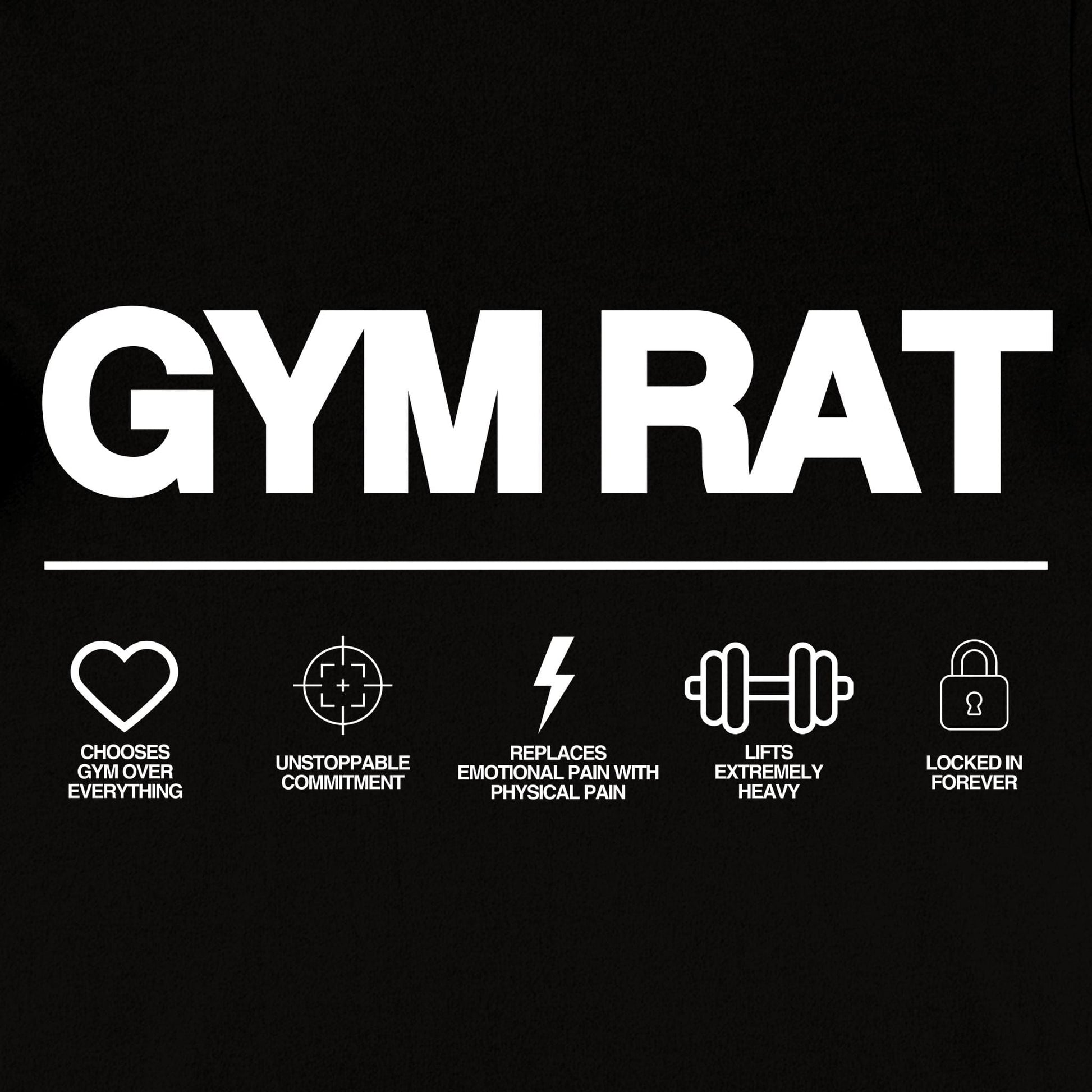 Gym Rat Icon T-Shirt - Apocalypse Club