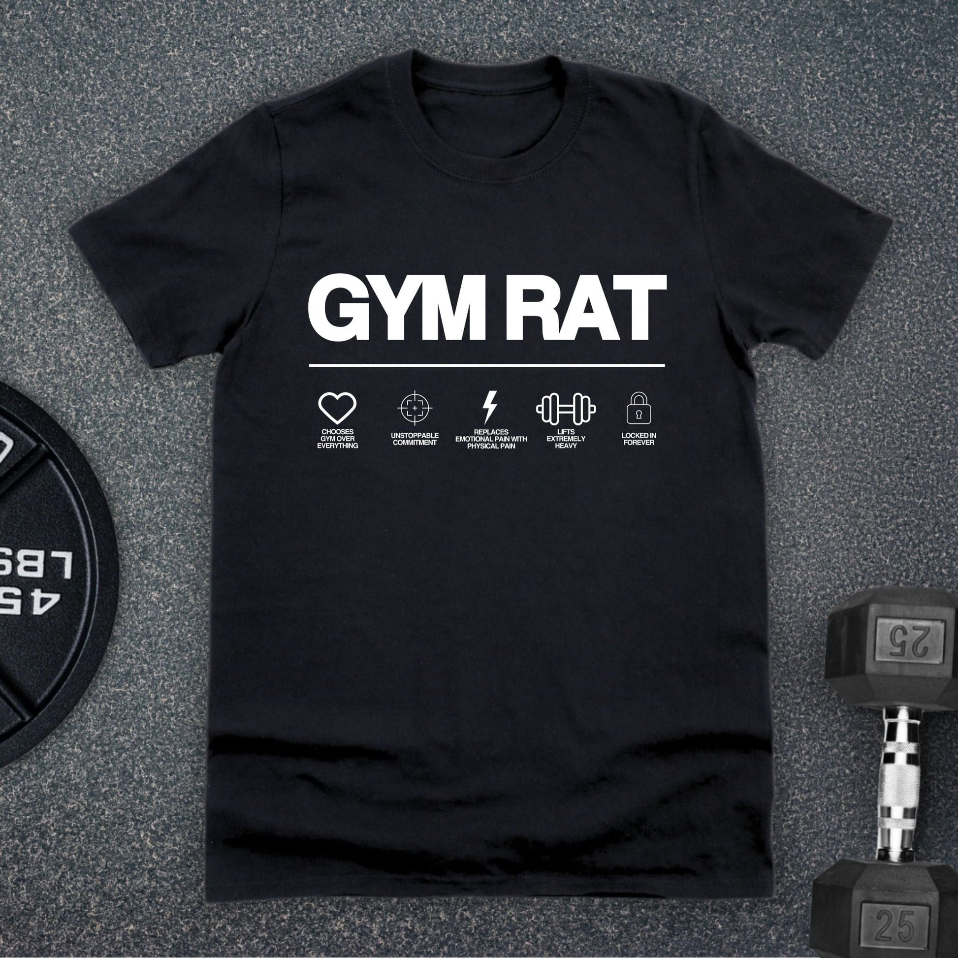 Gym Rat Icon T-Shirt - Apocalypse Club