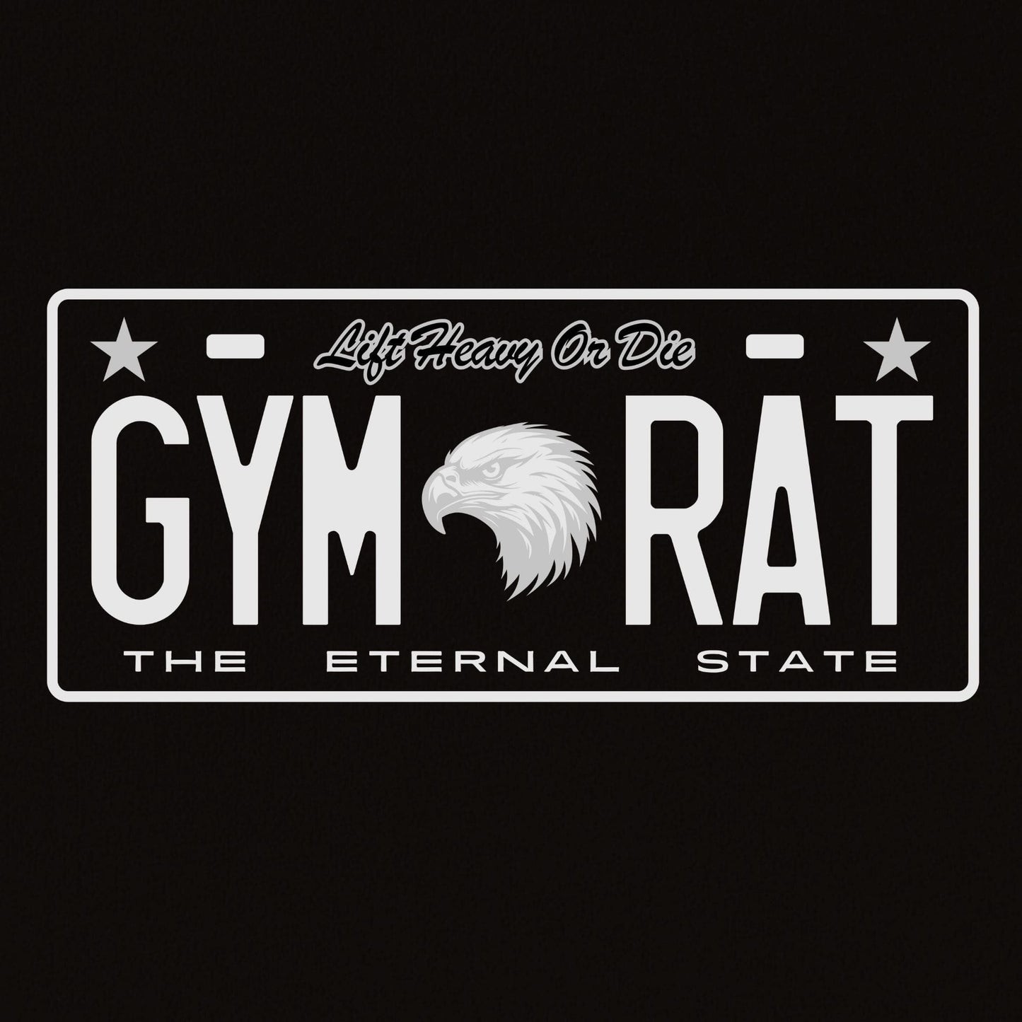 Gym Rat License T-Shirt Black - Apocalypse Club