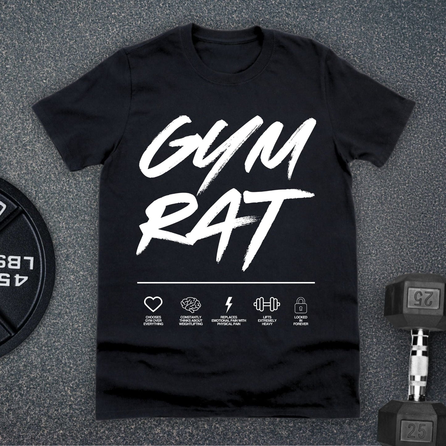 Gym Rat Rules T-Shirt - Apocalypse Club