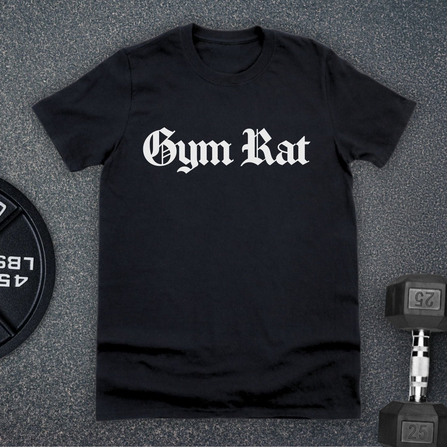 Gym Rat Slogan T-Shirt - Apocalypse Club