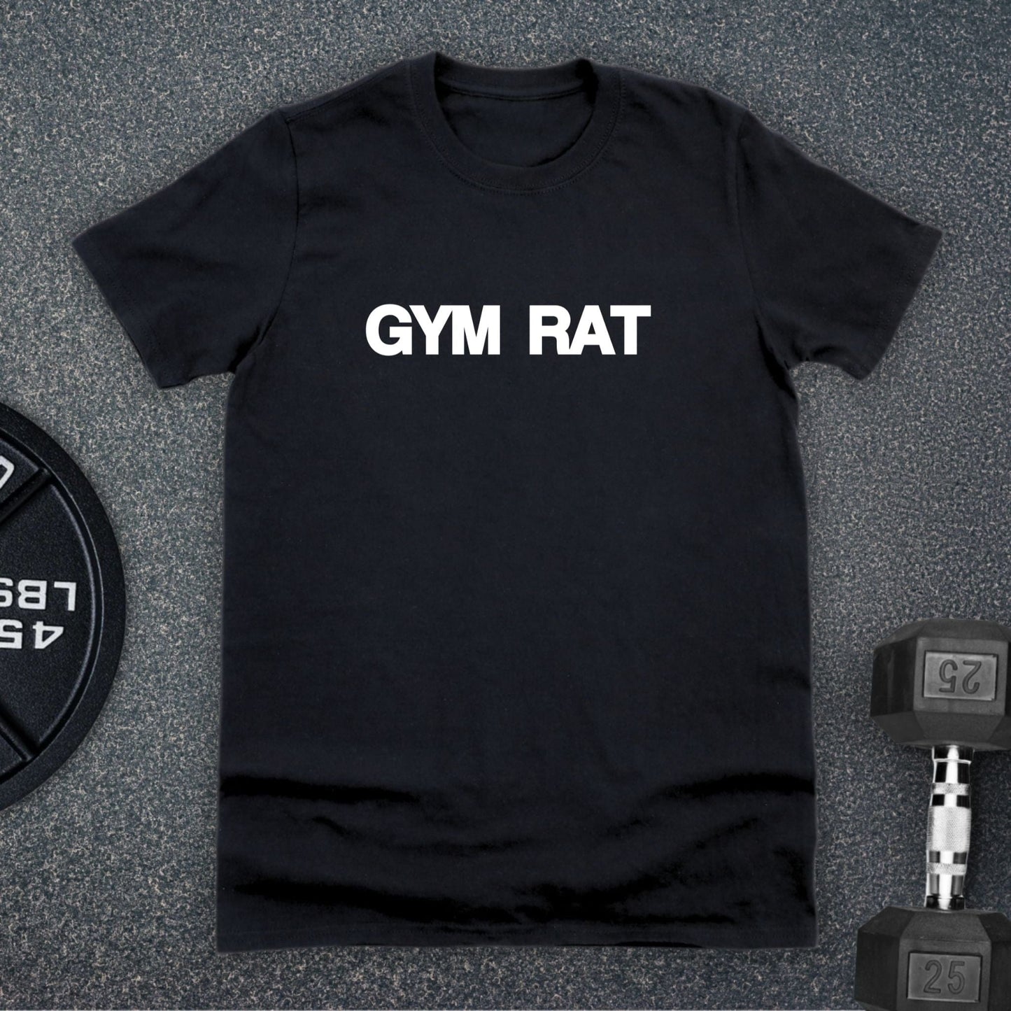 Gym Rat T-Shirt Black