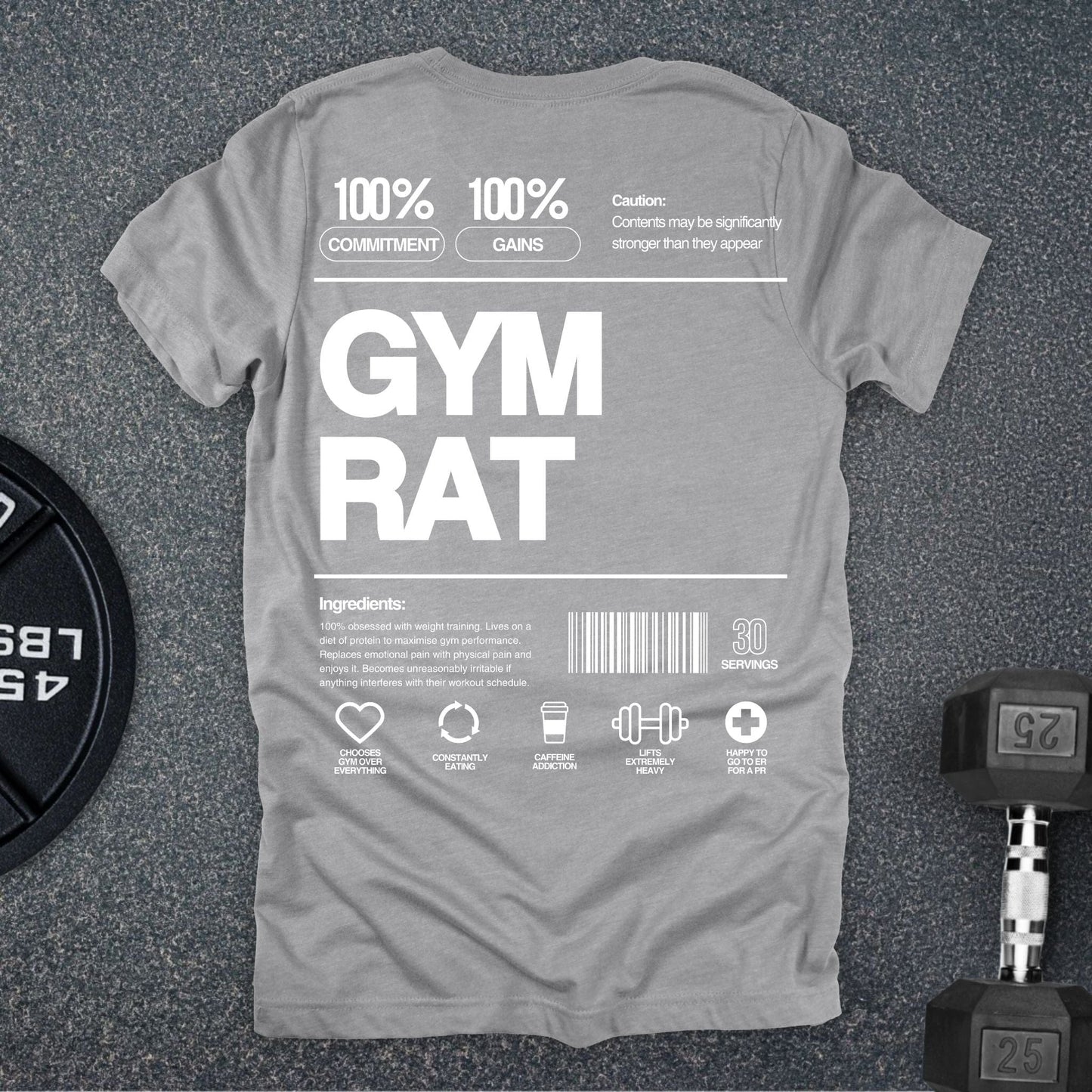 Gym Rat T-Shirt - Apocalypse Club