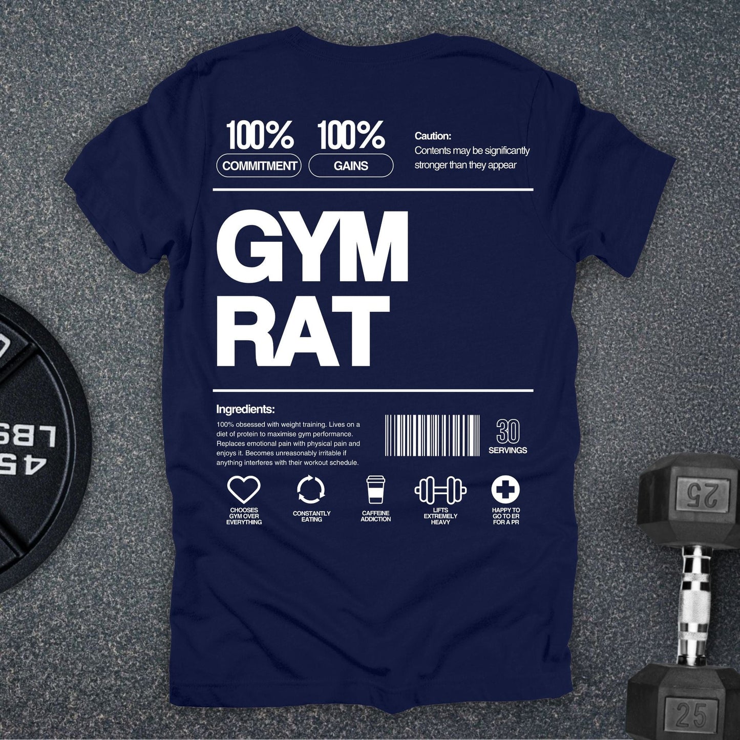 Gym Rat T-Shirt - Apocalypse Club