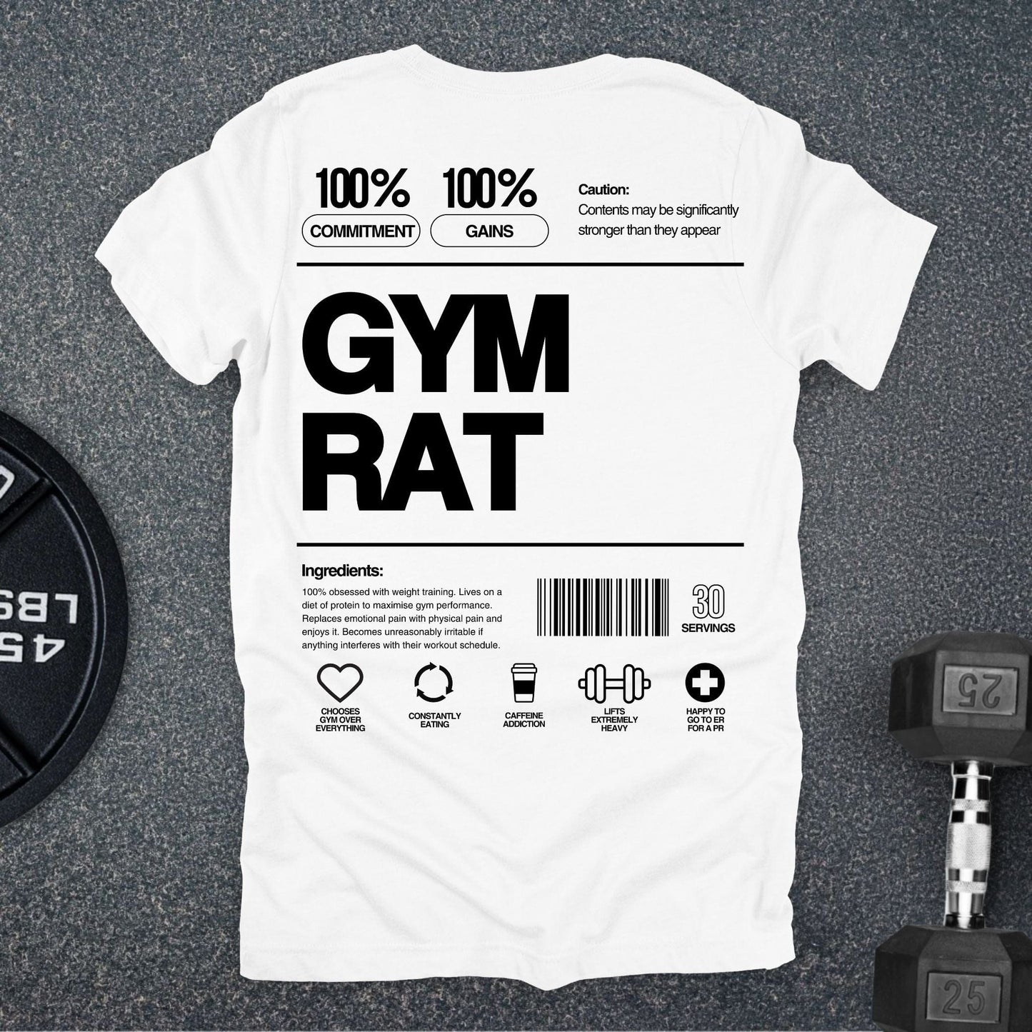 Gym Rat T-Shirt - Apocalypse Club