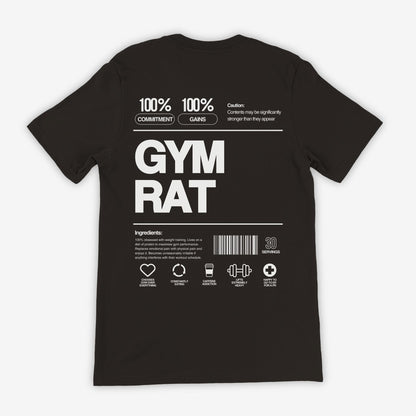 Gym Rat T-Shirt Black