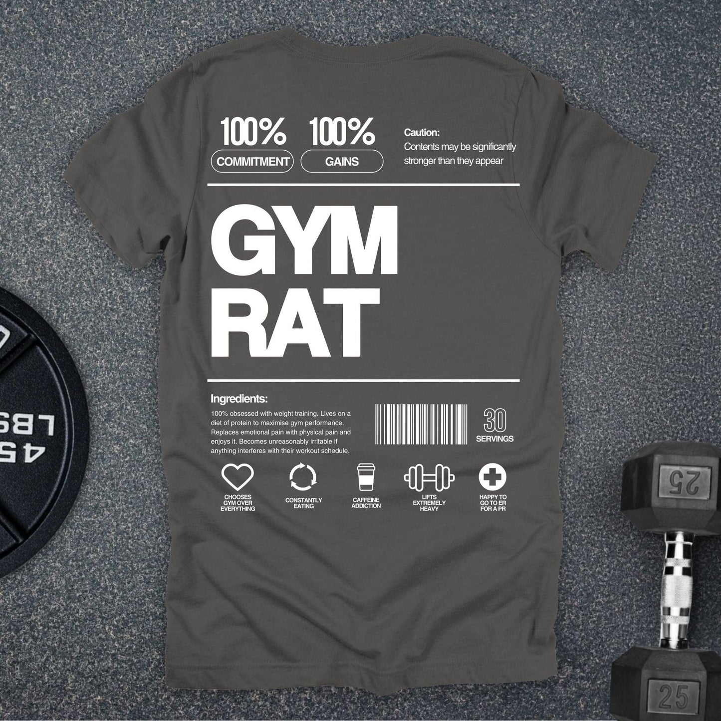 Gym Rat T-Shirt - Apocalypse Club