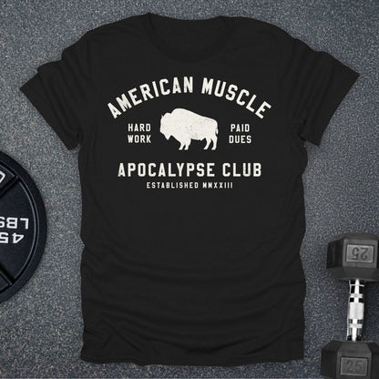 Apocalypse Club Heartland Black gym t-shirt