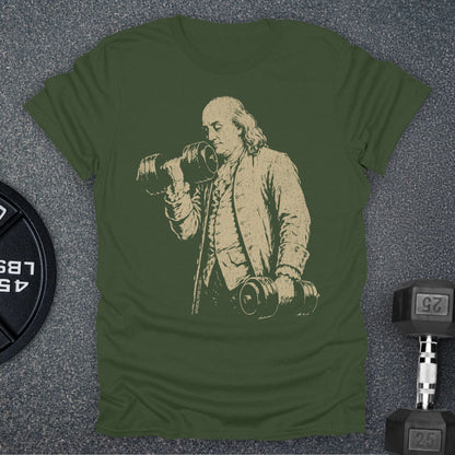 Apocalypse Club Jefferson Iron Military Green gym t-shirt