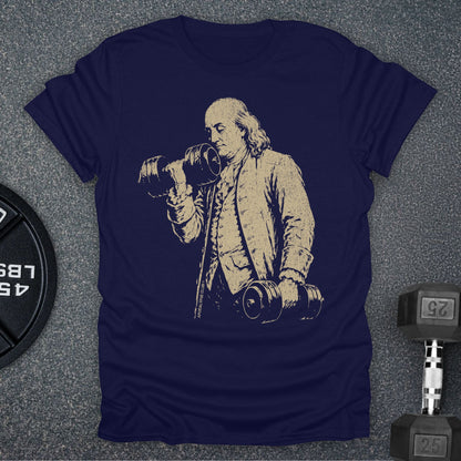 Apocalypse Club Jefferson Iron Navy gym t-shirt