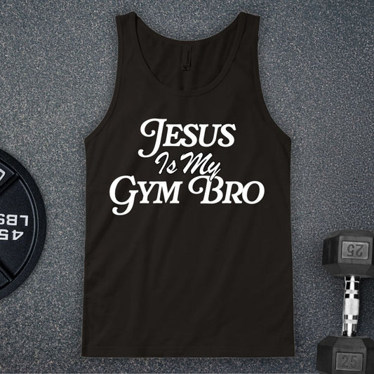 Jesus Is My Gym Bro Muscle Tank - Apocalypse Club