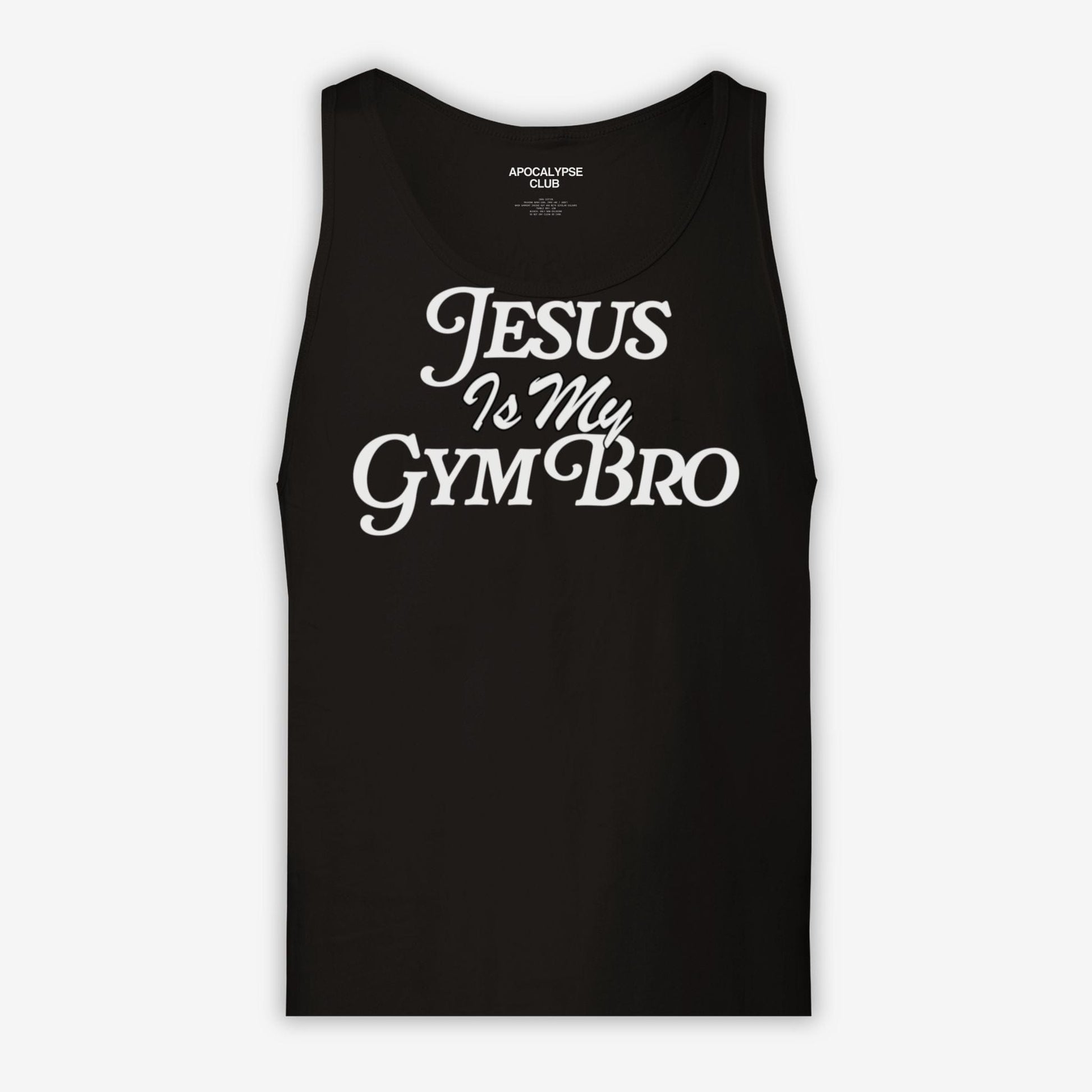 Jesus Is My Gym Bro Muscle Tank - Apocalypse Club