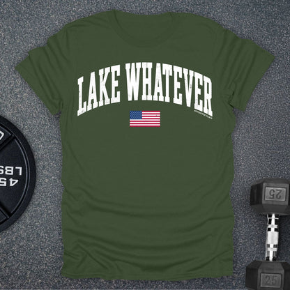 Apocalypse Club Lake Whatever Military Green gym t-shirt