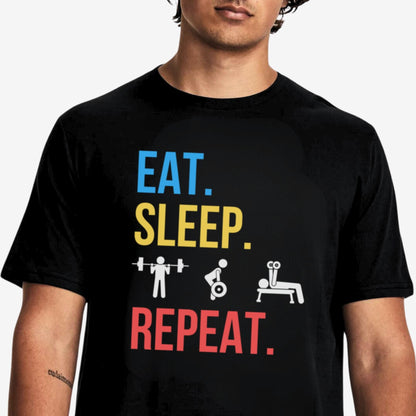 Lift Repeat T-Shirt - Apocalypse Club