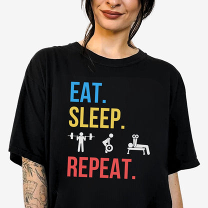 Lift Repeat T-Shirt - Apocalypse Club