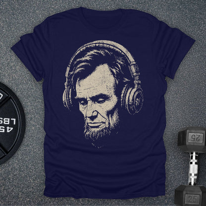 Apocalypse Club Locked In Abe Navy gym t-shirt