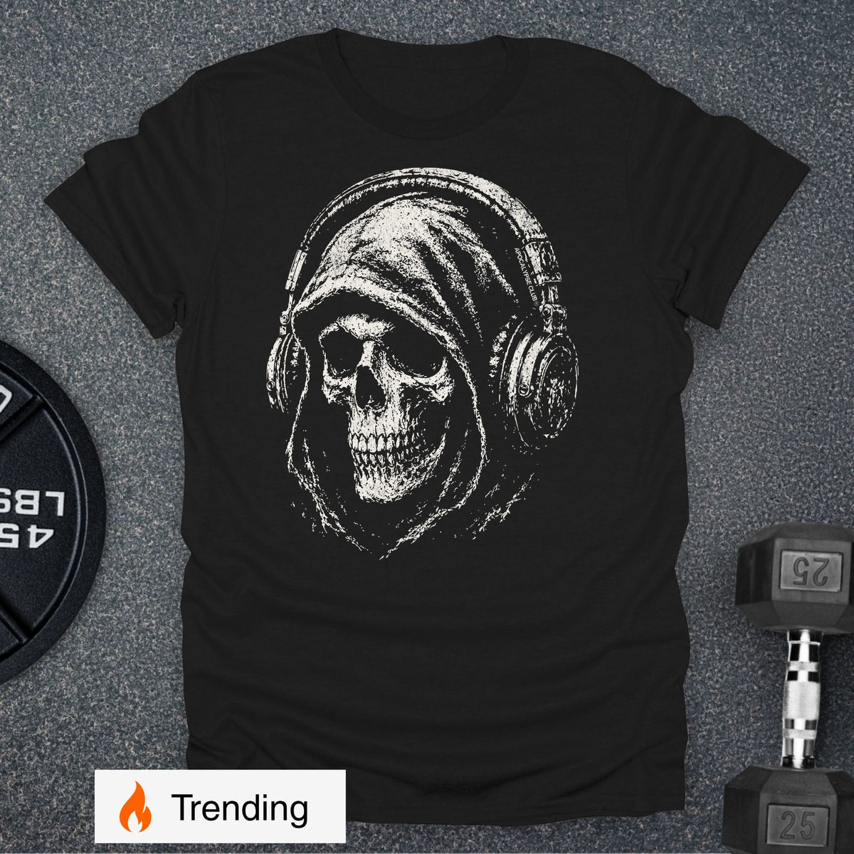 Apocalypse Club Locked In Reaper Black gym t-shirt