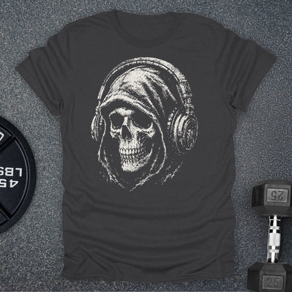 Apocalypse Club Locked In Reaper Charcoal gym t-shirt