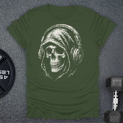 Apocalypse Club Locked In Reaper Military Green gym t-shirt
