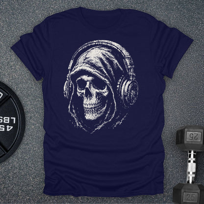 Apocalypse Club Locked In Reaper Navy gym t-shirt