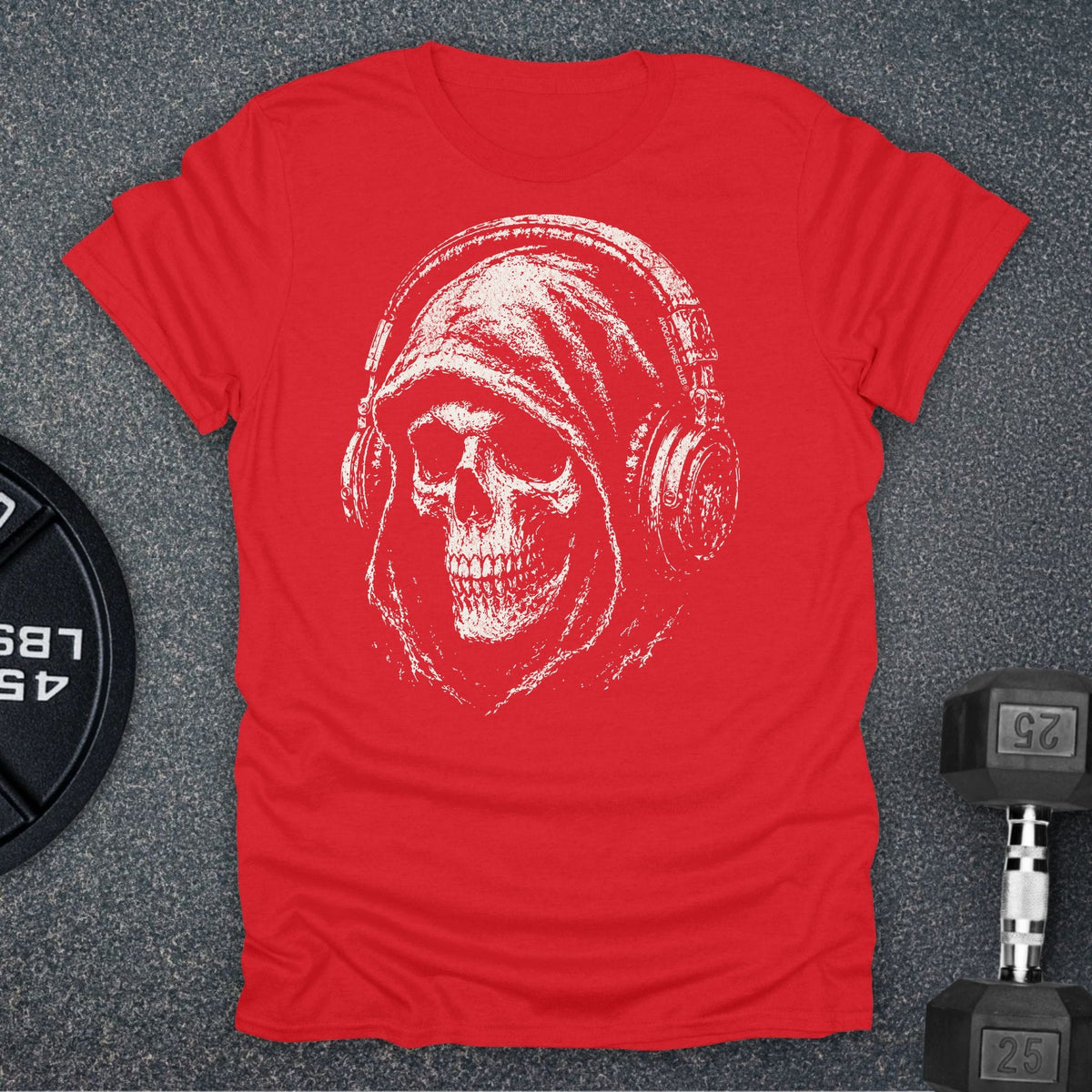Apocalypse Club Locked In Reaper Red gym t-shirt