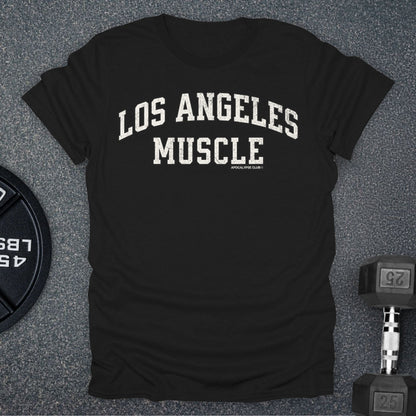 Apocalypse Club Los Angeles Muscle Black gym t-shirt