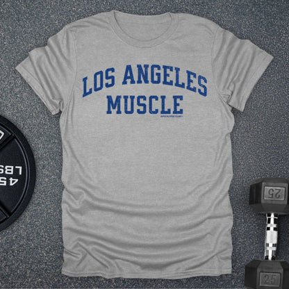 Apocalypse Club Los Angeles Muscle Sport Grey gym t-shirt