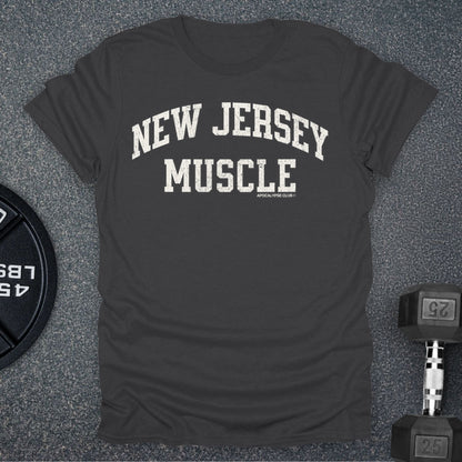 Apocalypse Club New Jersey Muscle Charcoal gym t-shirt