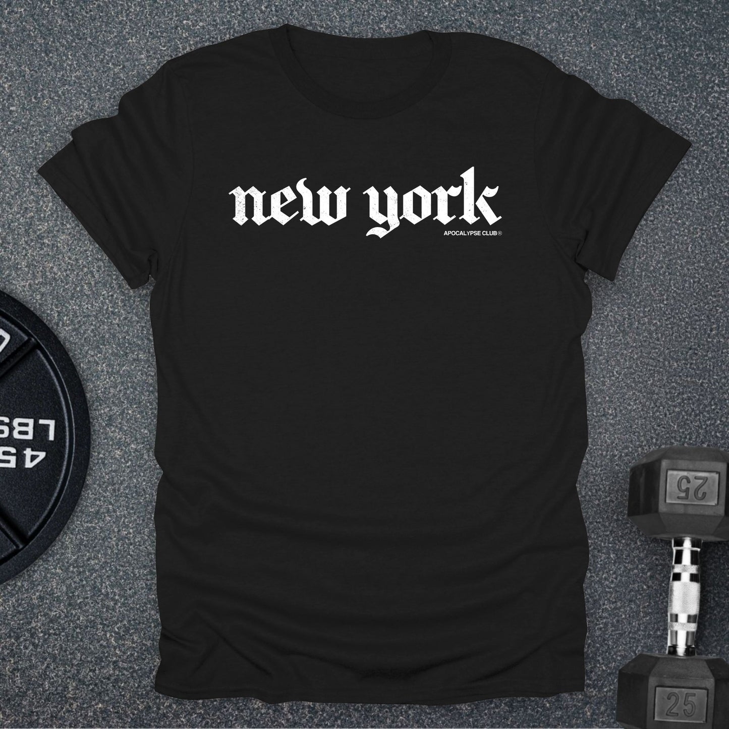 Apocalypse Club New York DNA Black gym t-shirt