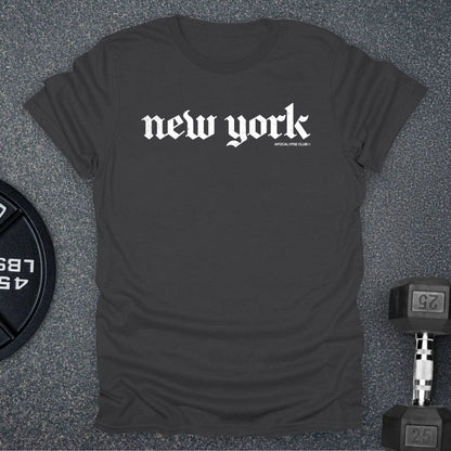 Apocalypse Club New York DNA Charcoal gym t-shirt