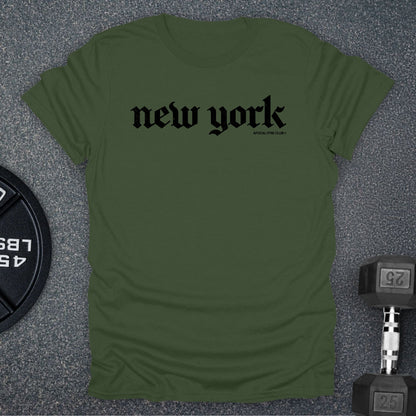 Apocalypse Club New York DNA Military Green gym t-shirt