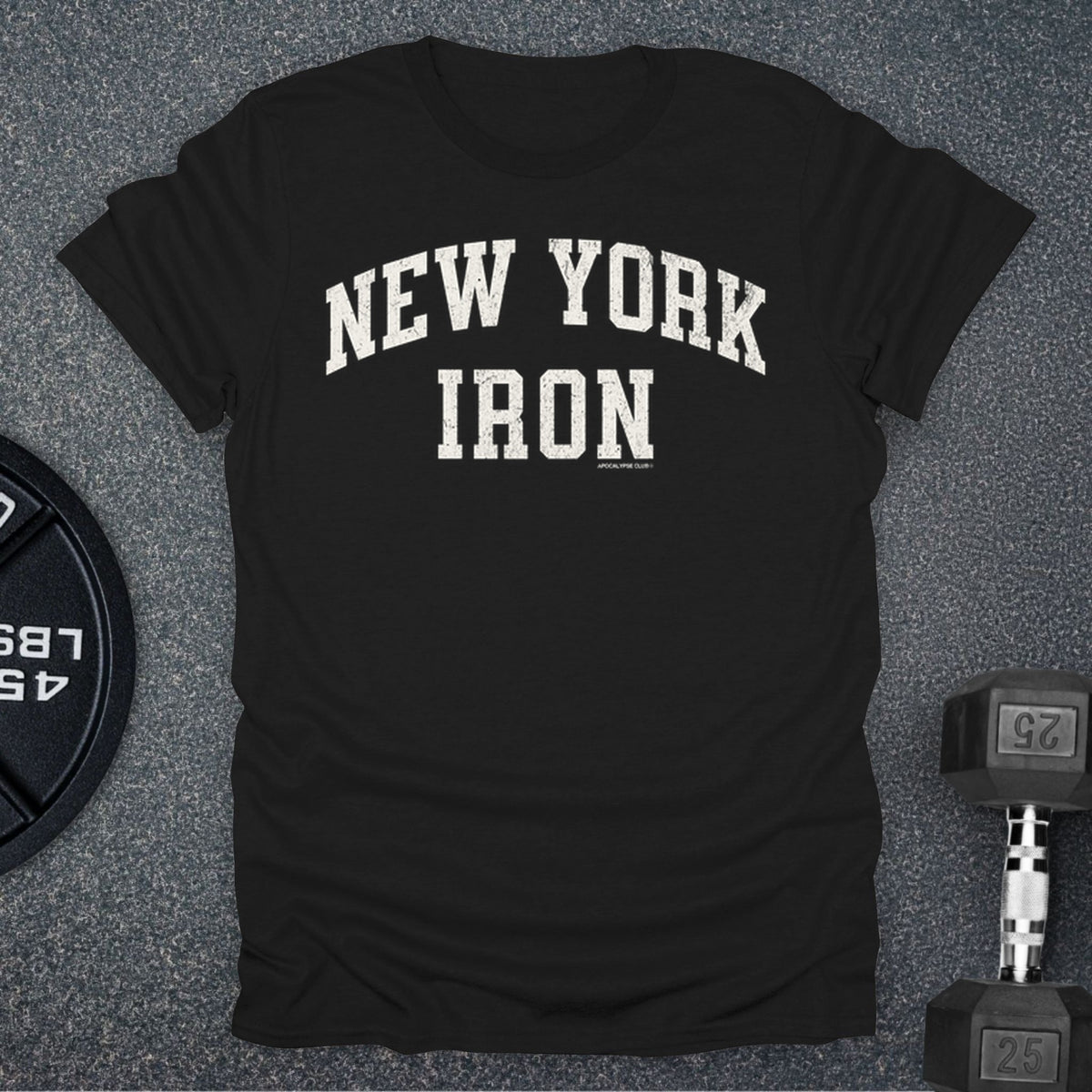 Apocalypse Club New York Iron Black gym t-shirt