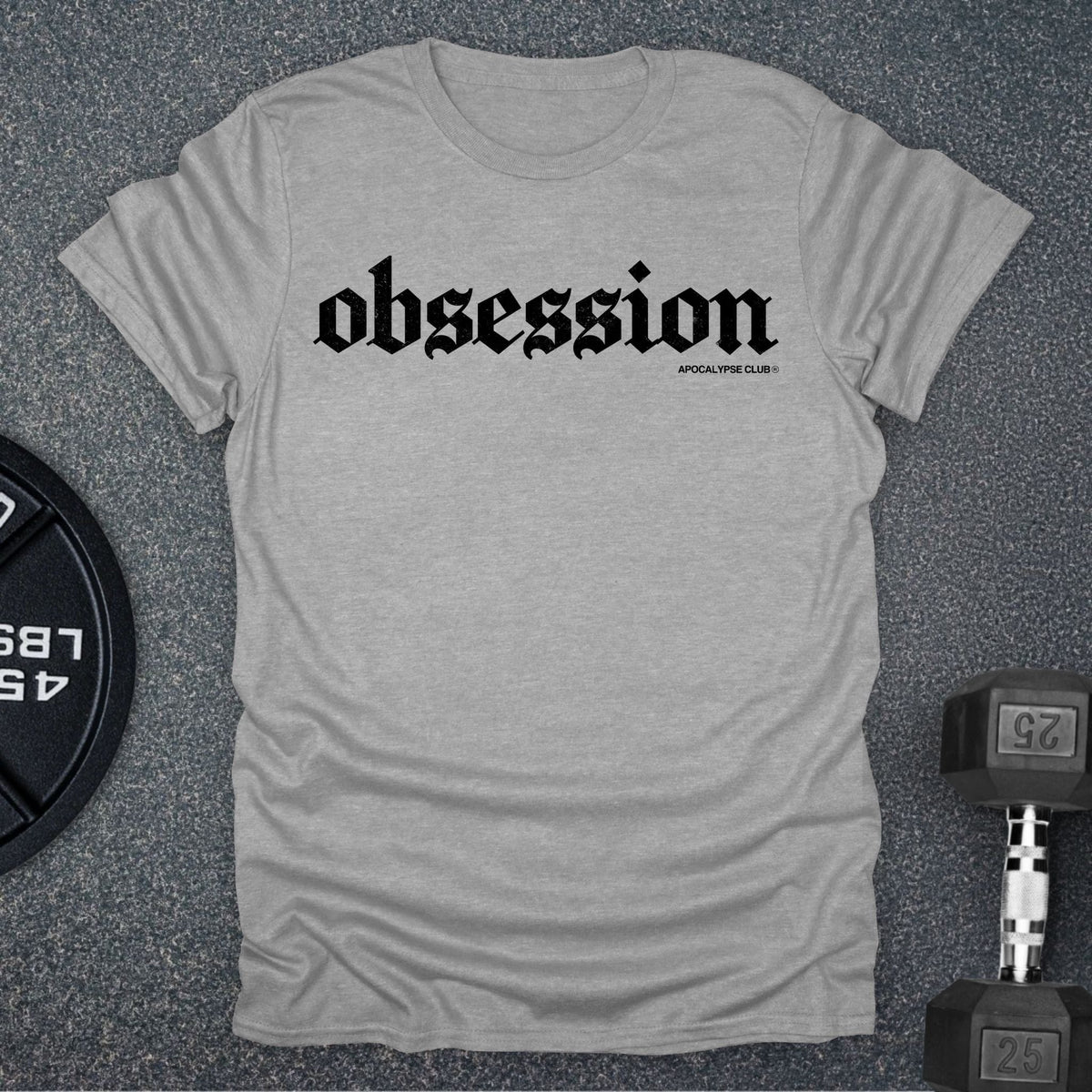 Apocalypse Club Obsession DNA Sport Grey gym t-shirt