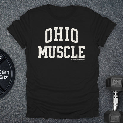 Apocalypse Club Ohio Muscle Black gym t-shirt