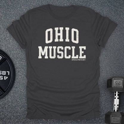 Apocalypse Club Ohio Muscle Charcoal gym t-shirt