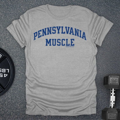 Apocalypse Club Pennsylvania Muscle Sport Grey gym t-shirt