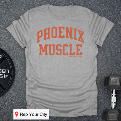Apocalypse Club Phoenix Muscle Sport Grey gym t-shirt