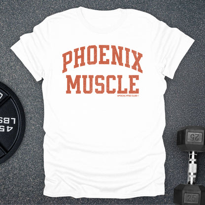 Apocalypse Club Phoenix Muscle White gym t-shirt