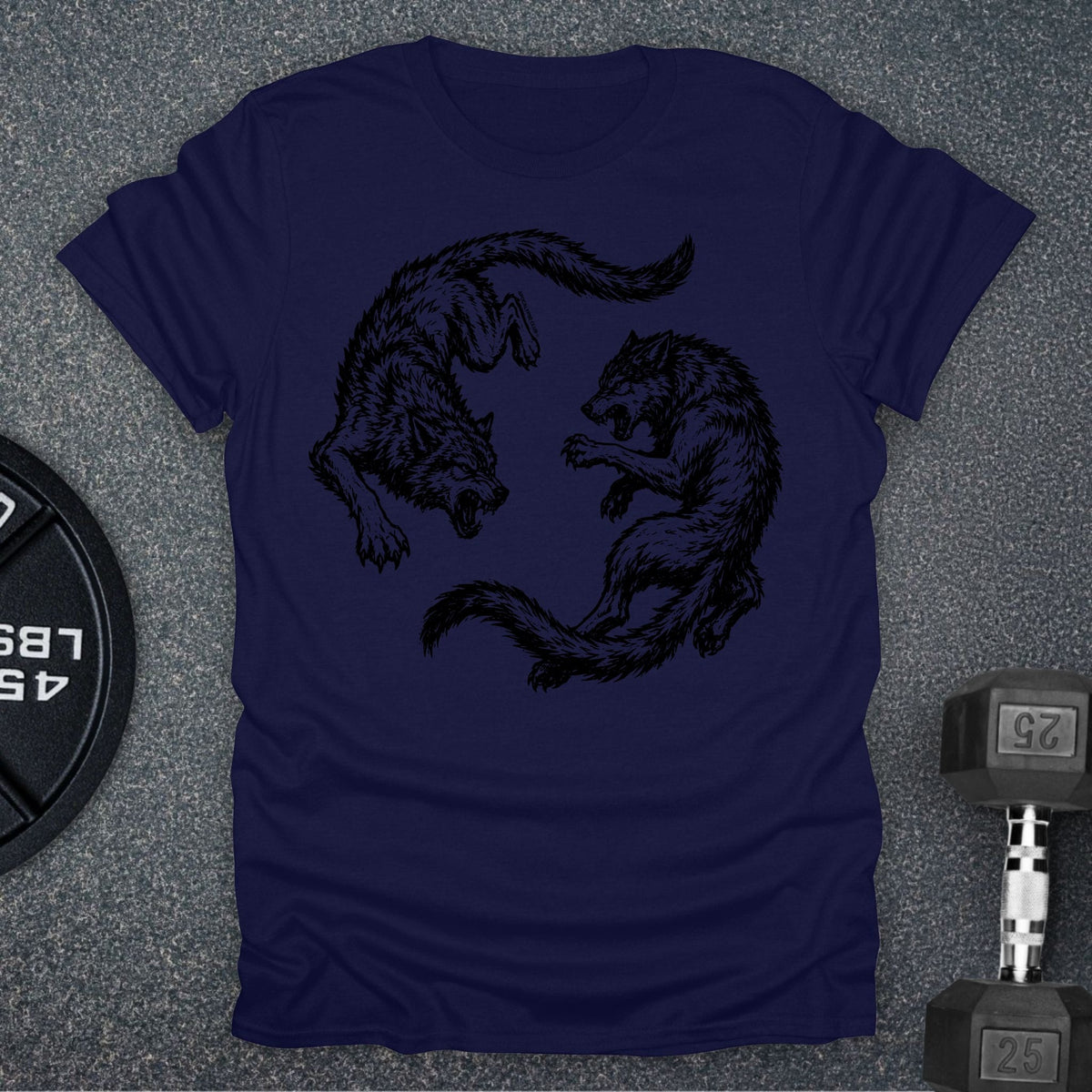 Apocalypse Club Protect The Pack Navy gym t-shirt