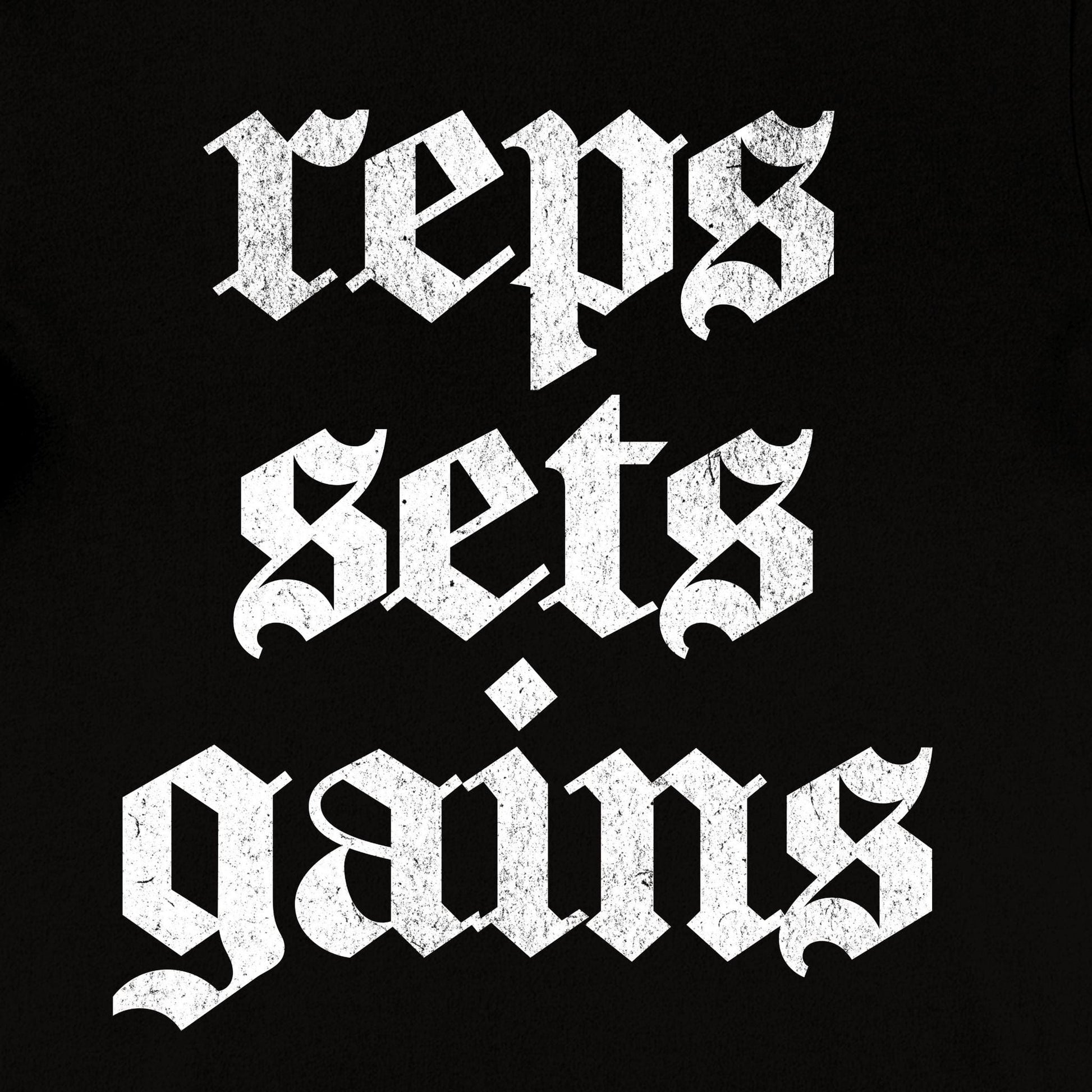 Reps Sets Gains T-Shirt - Apocalypse Club