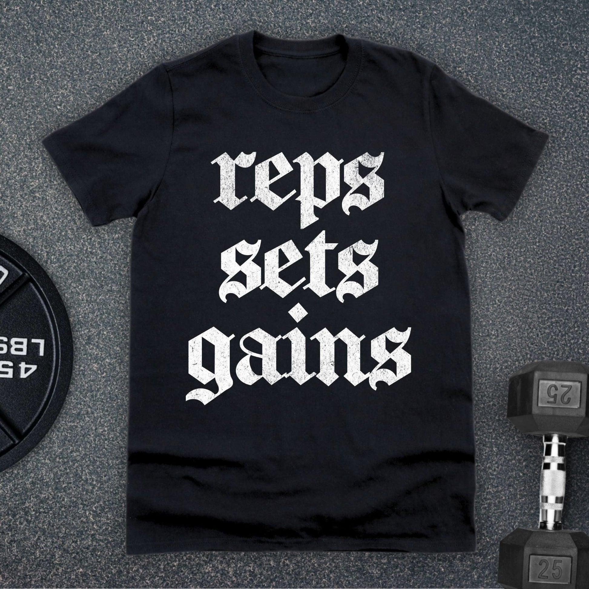 Reps Sets Gains T-Shirt - Apocalypse Club