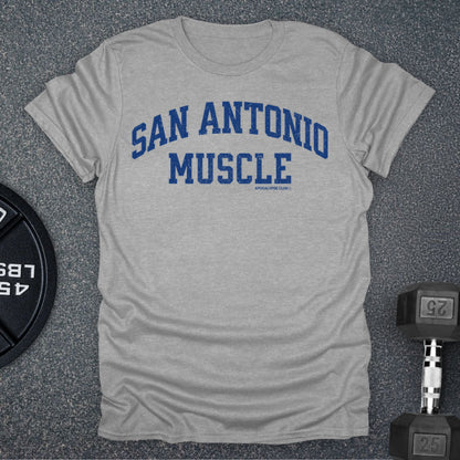 Apocalypse Club San Antonio Muscle Sport Grey gym t-shirt
