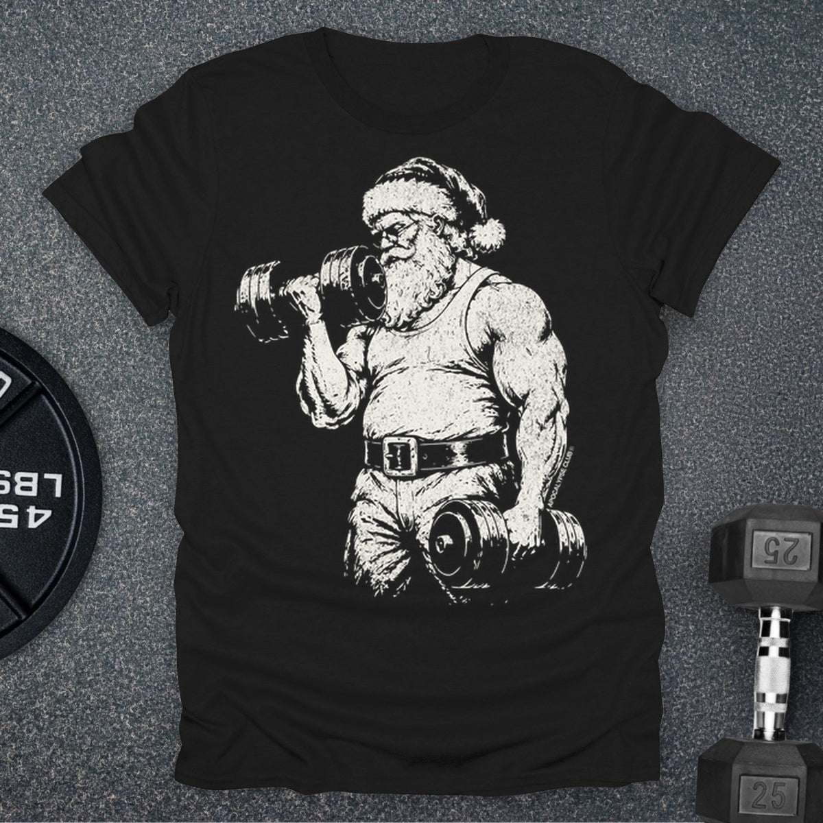 Apocalypse Club Santa Iron Black gym t-shirt