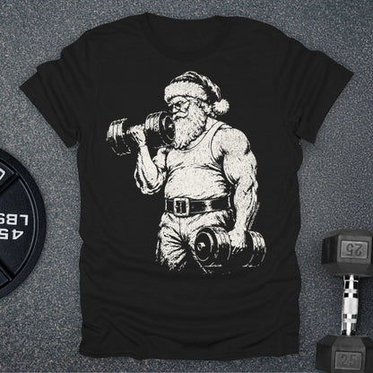 Apocalypse Club Santa Iron Black gym t-shirt