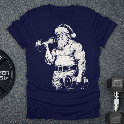 Apocalypse Club Santa Iron Navy gym t-shirt