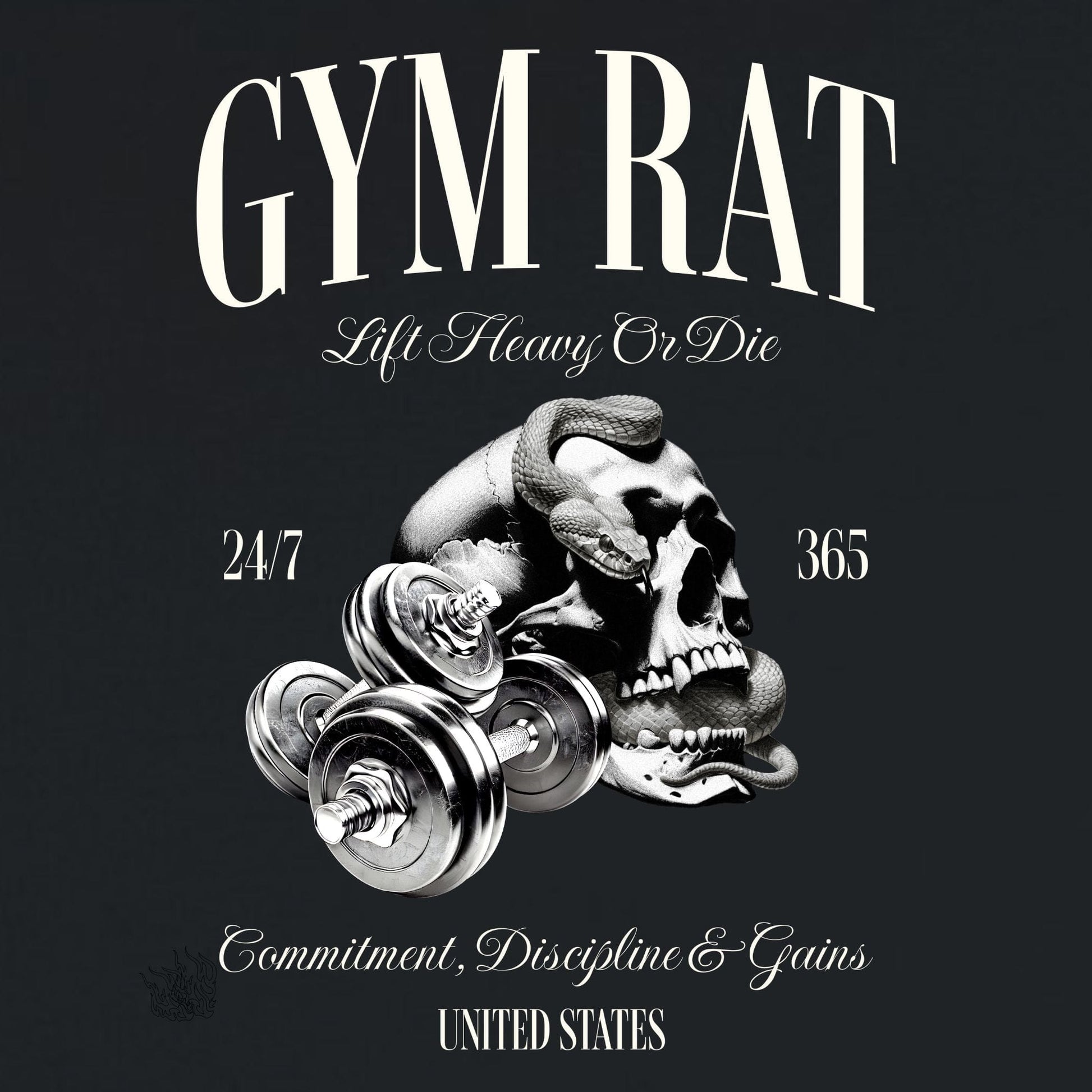 Skull Gym Rat Sweatshirt - Apocalypse Club